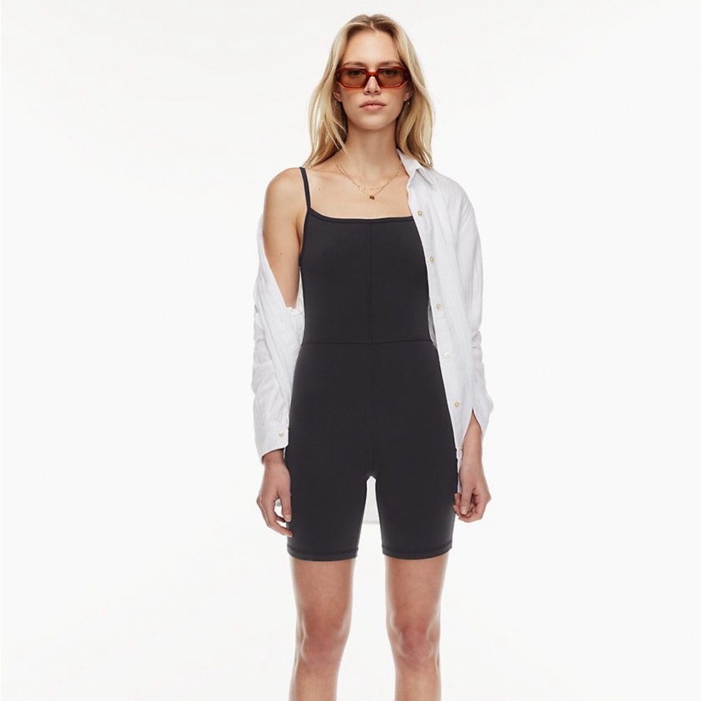 Wilfred Black Romper Streamlined Design